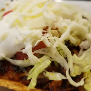 Al pastor tostada