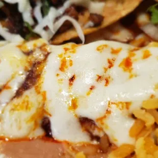 Ground beef enchilada