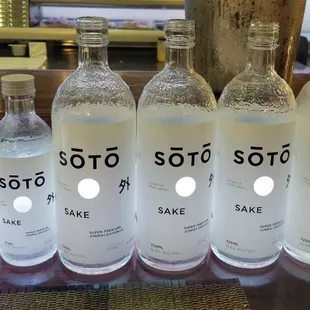 Customers loving our new sake!