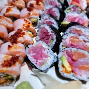 RW/Restaurant Week 2023 AYCE- Mixed rolls. Mixed quality