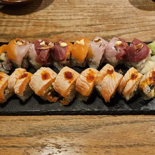 Delicious rolls - Sea &amp; Truffle, Salmon Snow Crab.