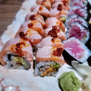 RW/Restaurant Week 2023 AYCE- Mixed rolls. Mixed quality