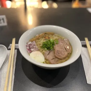 Signature Shio Ramen (with onsen egg)