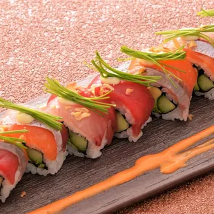 food, sushi and sashimi