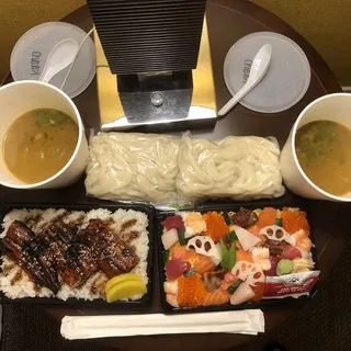 Chirashi Kaisen Donburi Lunch Set