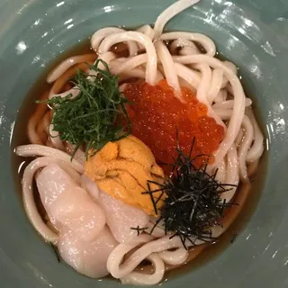Uni Ikura Hotate Udon
