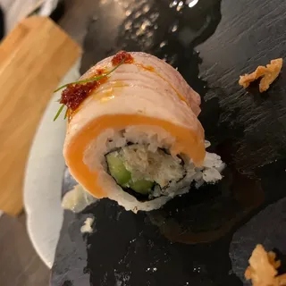 Seared Salmon Blue Crab Roll