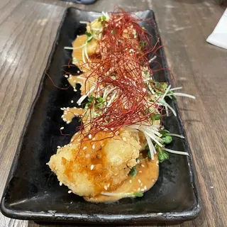 Creamy Spicy Shrimp Tempura