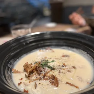 Truffle crab cream udon