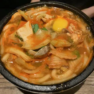 Seafood Soondubu Chigae Udon