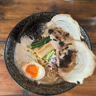 Black garlic Tonkatsu