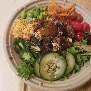 Tuna Poke bowl, Tsuta, Pewaukee