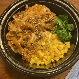 Beef Sukiyaki (broth not shown)