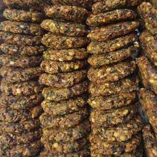 Homemade snacks
Dal vada