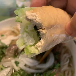 Tofu spring roll