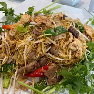 Egg noodle combination