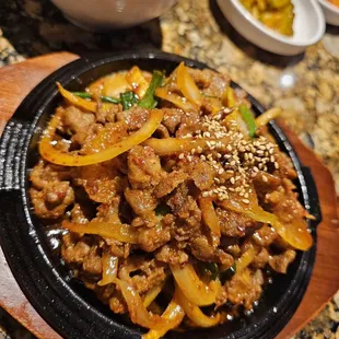 Spicy pork
