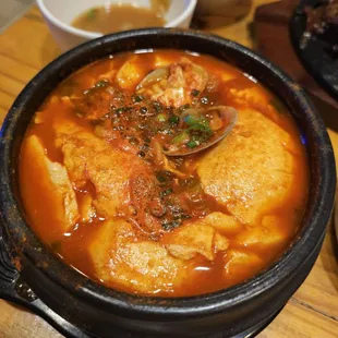 Soft tofu stew