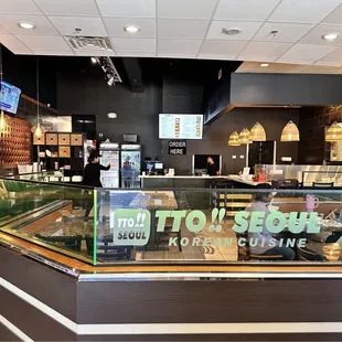 interior, sushi and sashimi