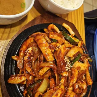 Spicy Squid Kimbap