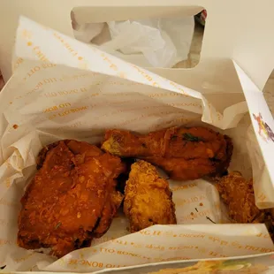 Extra crispy and an original. These were "leftovers" (that only lasted for 10 mins before they got eaten). Good stuff!!