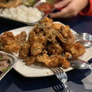 Loved our half order of #4 SOY &amp; GARLIC CHICKEN!