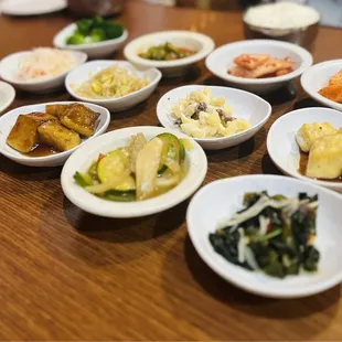 Banchan Spread!