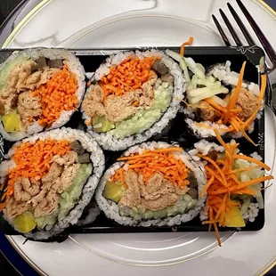 Kimbap fried tofu
