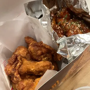 Half &amp; half chicken (original + yang nyum)
