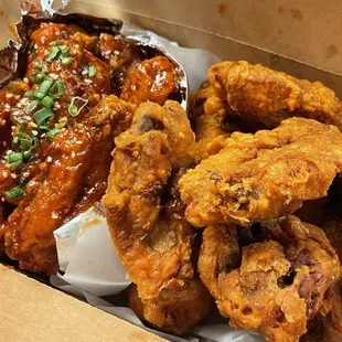 3. Half and Half Chicken Combo