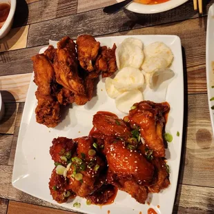 3. Half and Half Chicken Wings