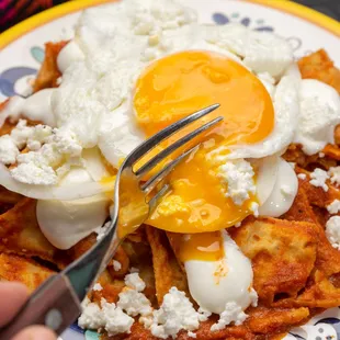 Chilaquiles &amp; Sunny-Side Eggs