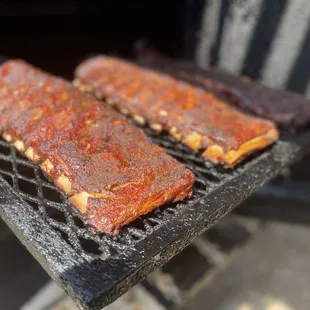 6 hour Smoked Spare Ribs