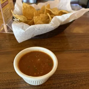Complimentary Chips and Salsa