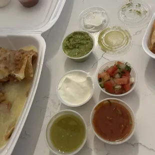 Sauces for the Tu Casa Nachos