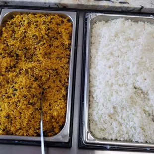 a variety of rice dishes
