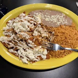 Chilachiles with chicken