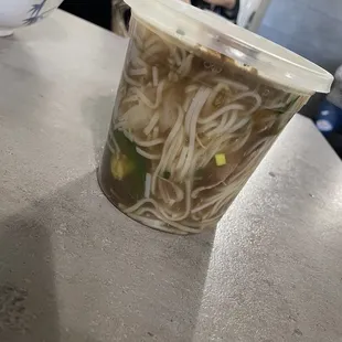 Pho leftovers