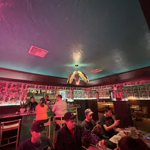 Indoor bar and restaurant