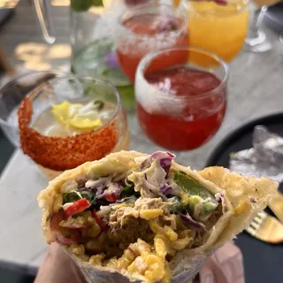 Chipotle Tomatillo Chicken Burrito