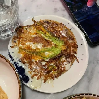 Mini Squash Blossom Quesadilla