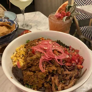Vegan Eggplant Soyrizo Bowl