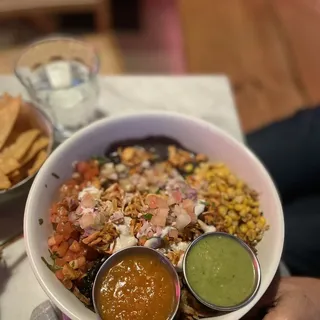 Vegan Spicy Jackfruit Carnitas Bowl