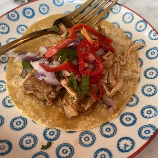 Chipotle Tomatillo Chicken Street Taco