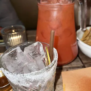 Strawberry habanero margarita