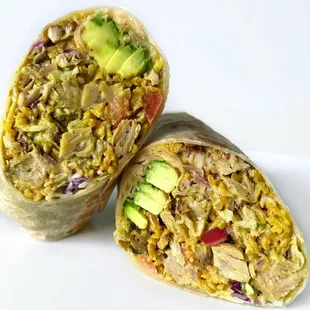 Vegan Grilled Chicken Burrito
