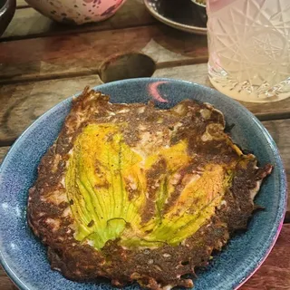 Mini Squash Blossom Quesadilla