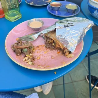 Braised Beef Burrito