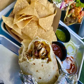 Fried Chicken Burrito