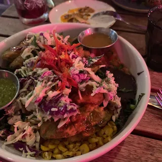 Vegan Fried Avocado Bowl